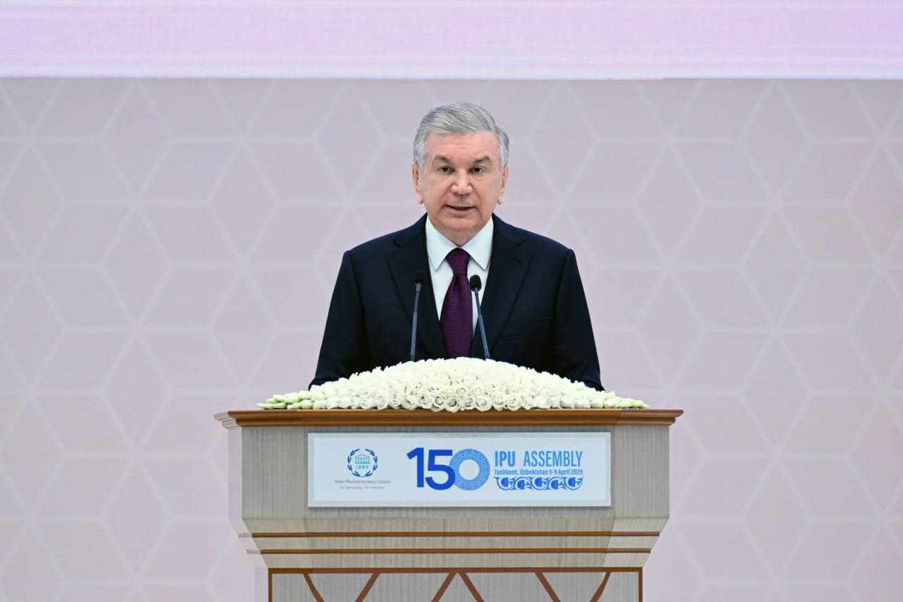 O‘zbekiston Respublikasi Prezidenti Shavkat Mirziyoyevning Parlamentlararo Ittifoqning 150-Assambleyasidagi nutqi
