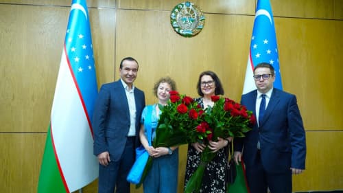 Маданият вазири Озодбек Назарбеков ҳамда Полшанинг ZAiKS ташкилоти бош директори Карол Коссински ўртасида ҳамкорлик учрашуви бўлиб ўтди